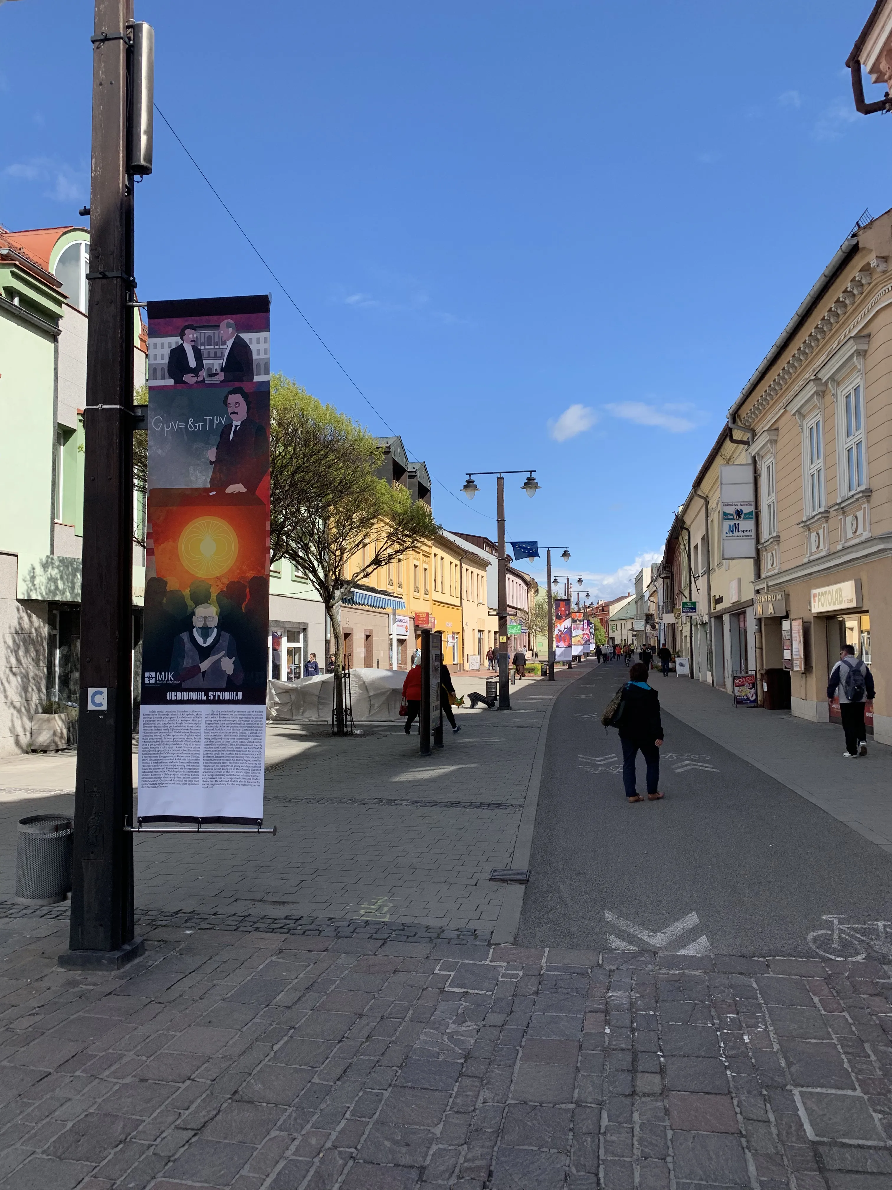 Závesný textilný banner